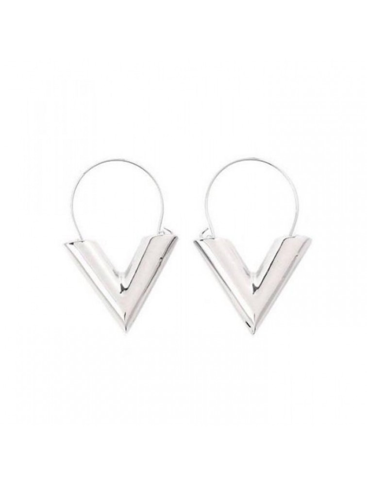 SHE CLOTHES V Earrings Silver